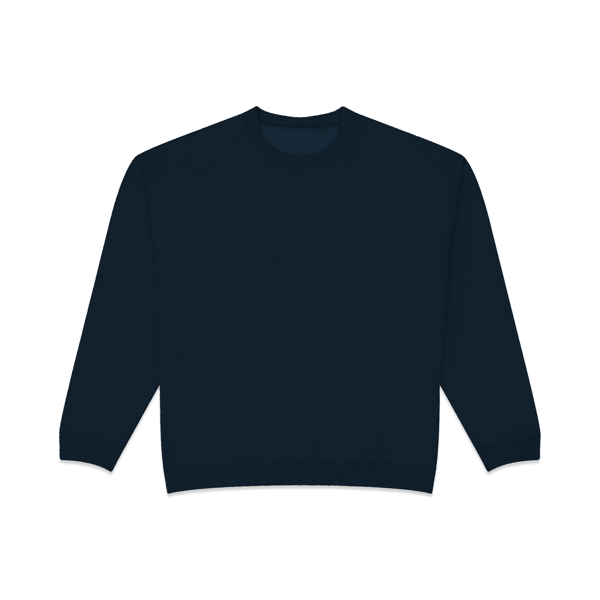 350 GSM 'Dark Navy' Fleece Crewneck