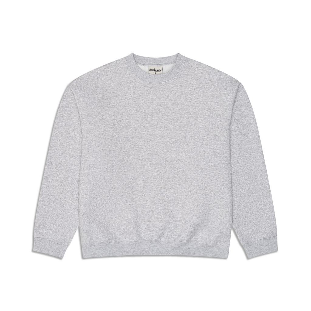 350 GSM 'Heather Grey' Fleece Crewneck