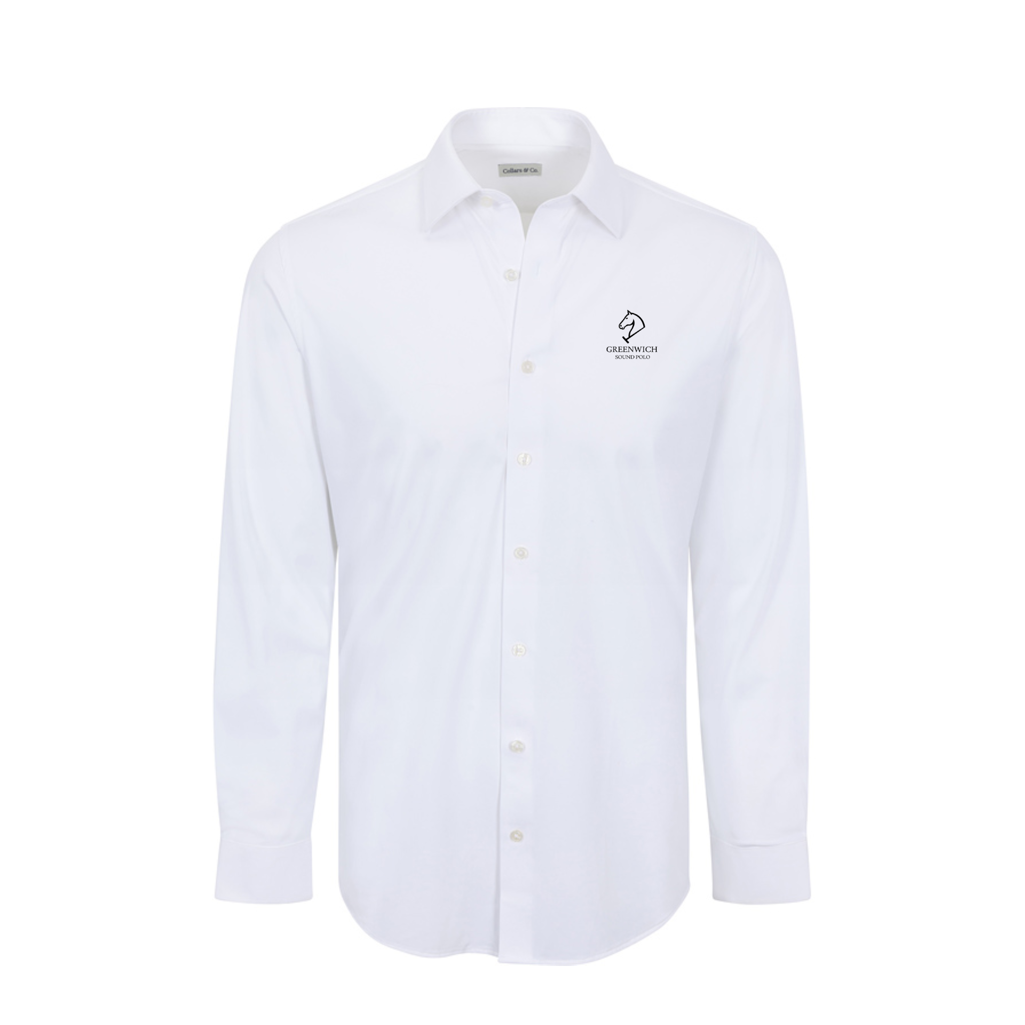 Greenwich Sound Polo Apex Performance Dress Shirt White